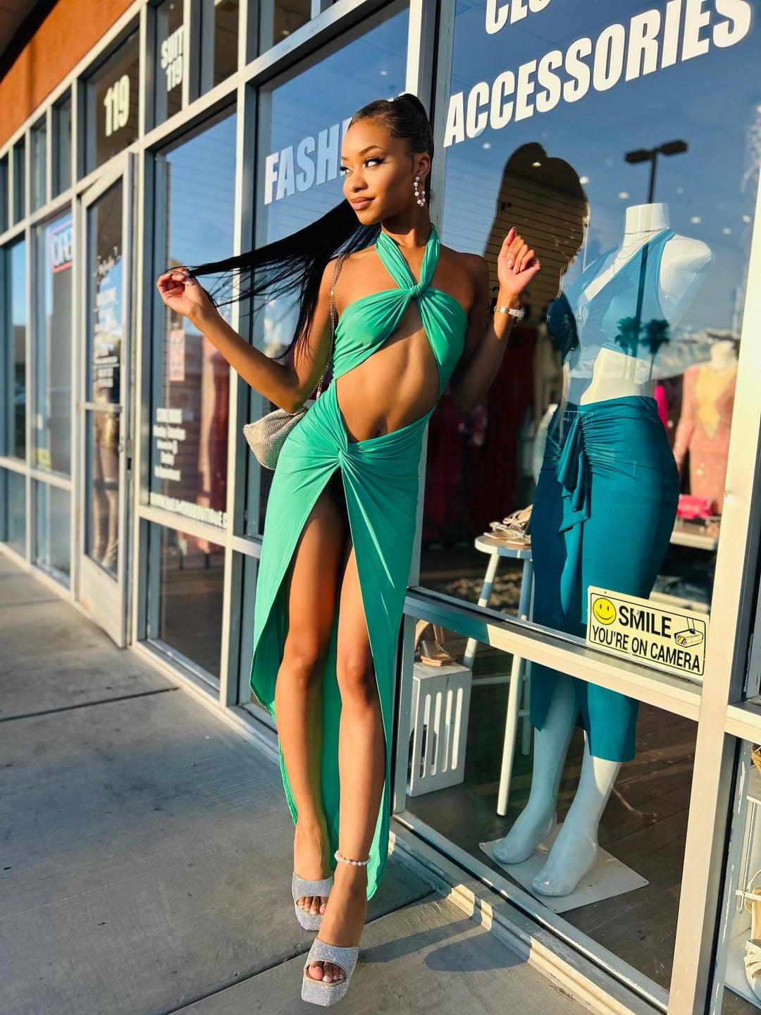 COASTAL Strapless Top & Maxi Dress-Outfit Sets-Magia-Malandra Boutique, Women's Fashion Boutique Located in Las Vegas, NV