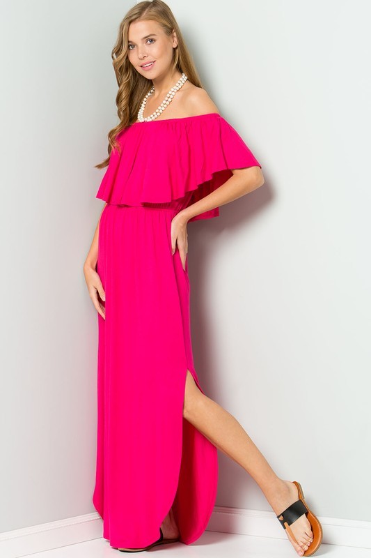 Fuschia Maxi Dress