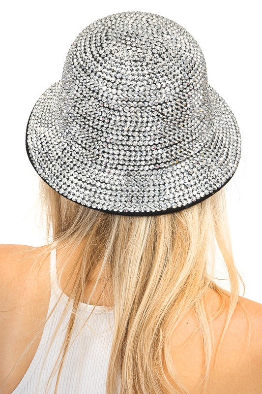 STREETS Rhinestone Bucket Hat-Accessories-cap zone-Malandra Boutique, Women's Fashion Boutique Located in Las Vegas, NV