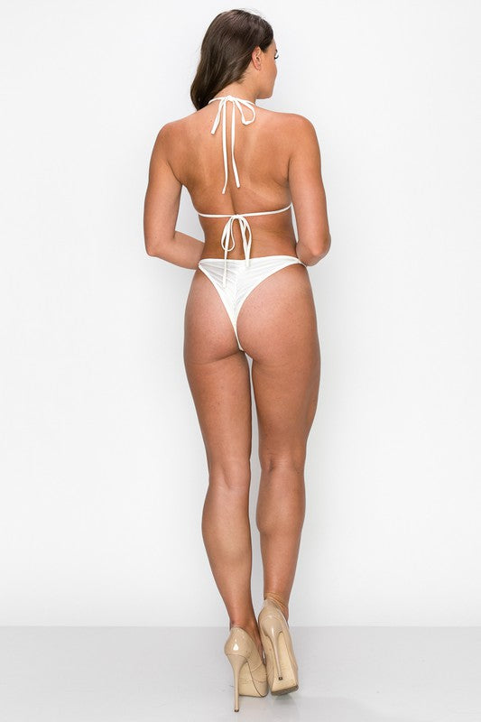 END GAME draping fringe bikini set-Swimwear-Banjul-Malandra Boutique, Women's Fashion Boutique Located in Las Vegas, NV