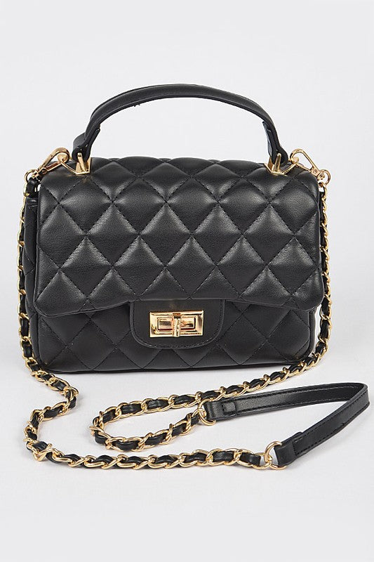 CENTURIES Quilted Crossbody Bag-Purse-H&D ACCESSORIES-Malandra Boutique, Women's Fashion Boutique Located in Las Vegas, NV