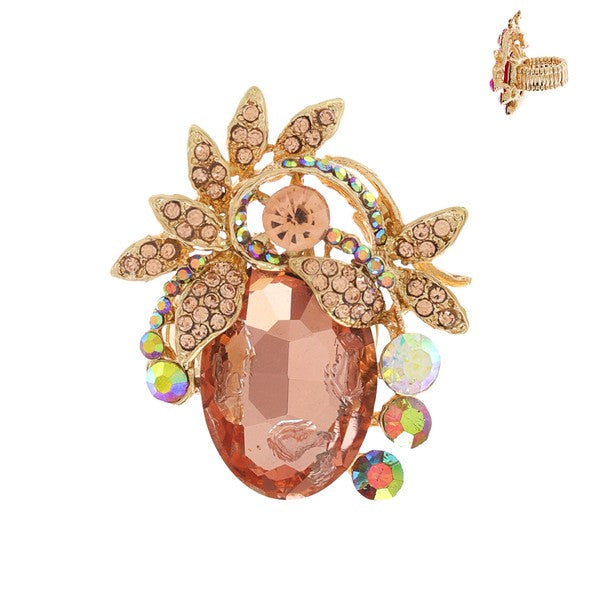 HAZE Multi Colored Gem Stone Rings-Accessories-Something Special LA-Malandra Boutique, Women's Fashion Boutique Located in Las Vegas, NV