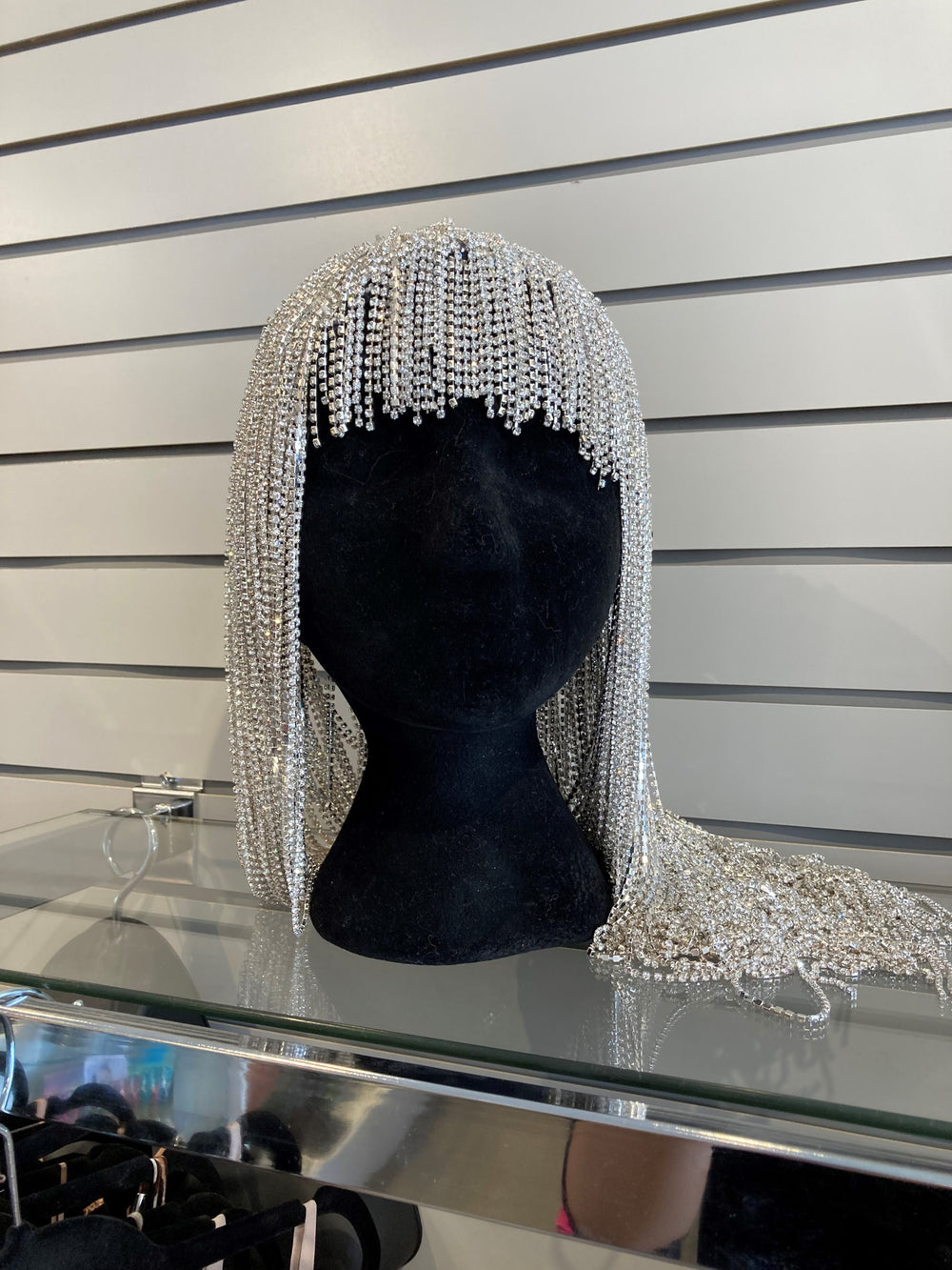 DRIPPING Long Jeweled Headdress-Headdress-Malandra Boutique-Malandra Boutique, Women's Fashion Boutique Located in Las Vegas, NV