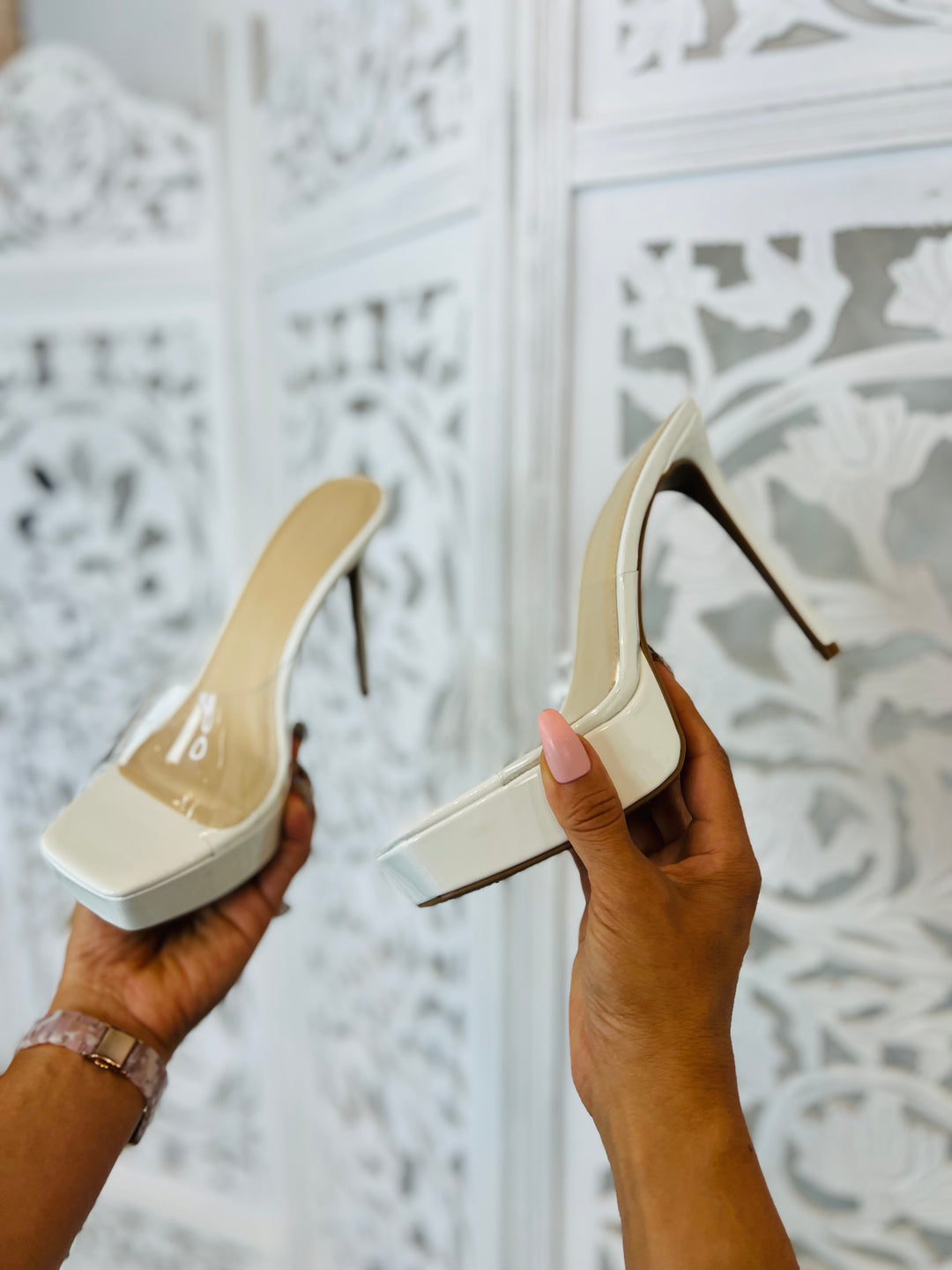 SOMEDAY Classic Platform Heels-Apparel & Accessories-CJ Shoes-Malandra Boutique, Women's Fashion Boutique Located in Las Vegas, NV