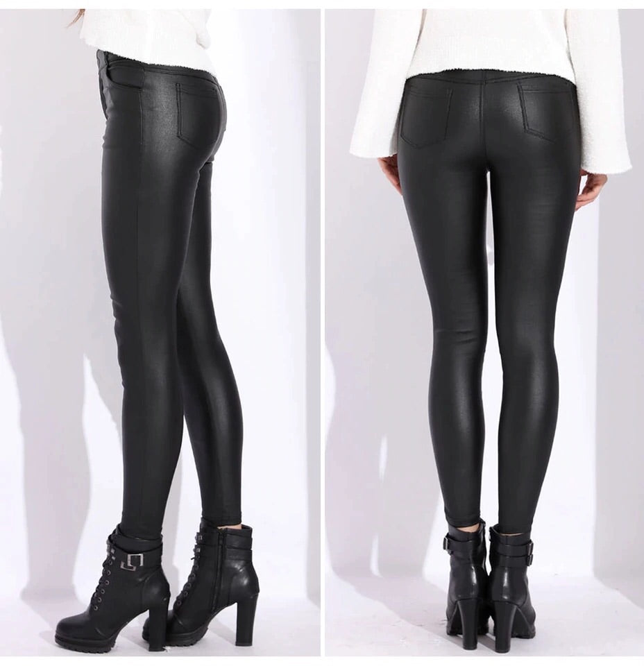 BEST THING I NEVER HAD Faux Leather Pants-Bottoms-Malandra Boutique-Malandra Boutique, Women's Fashion Boutique Located in Las Vegas, NV