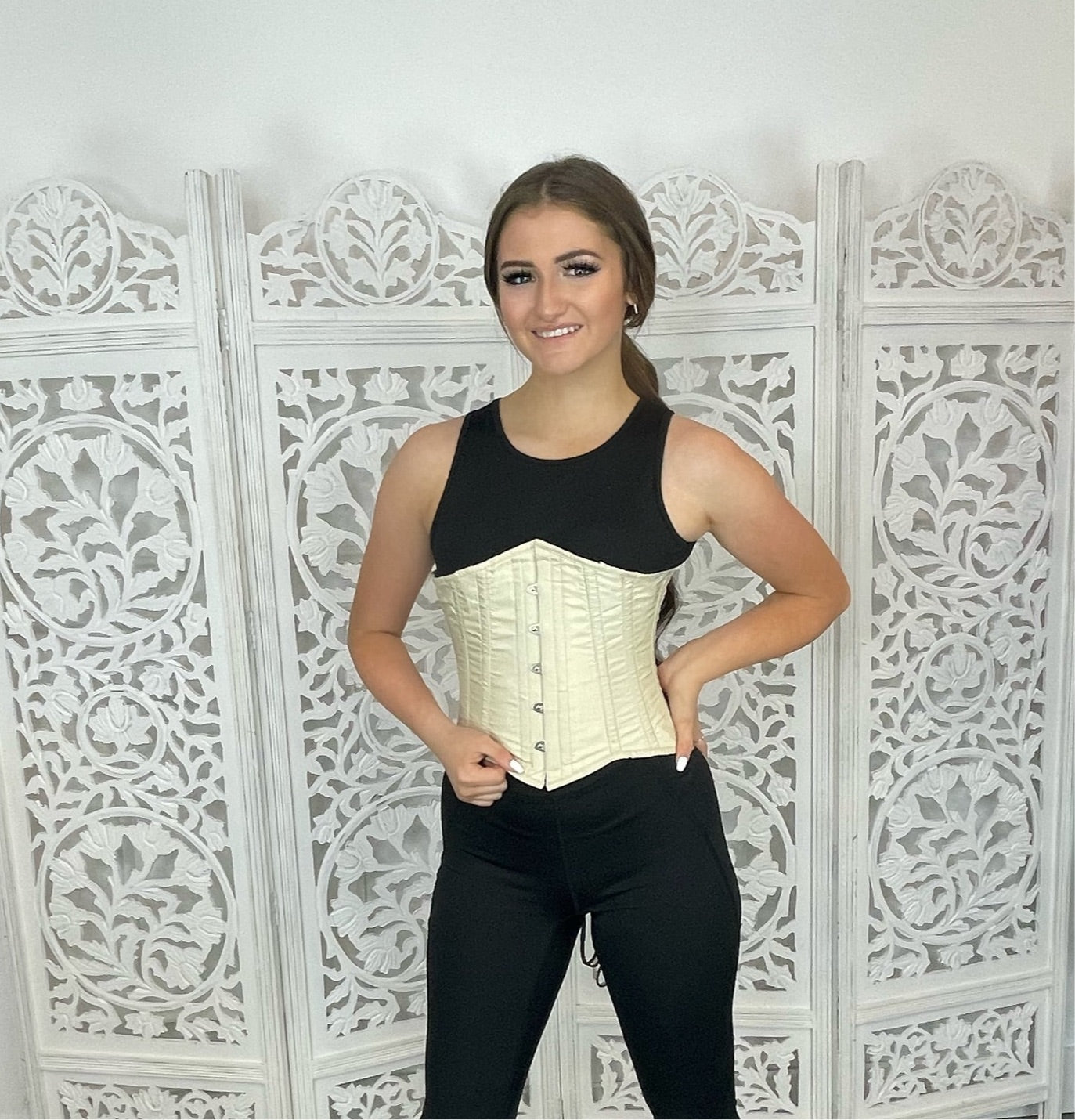 BURLESKA Waist Trainer w Steel Boning