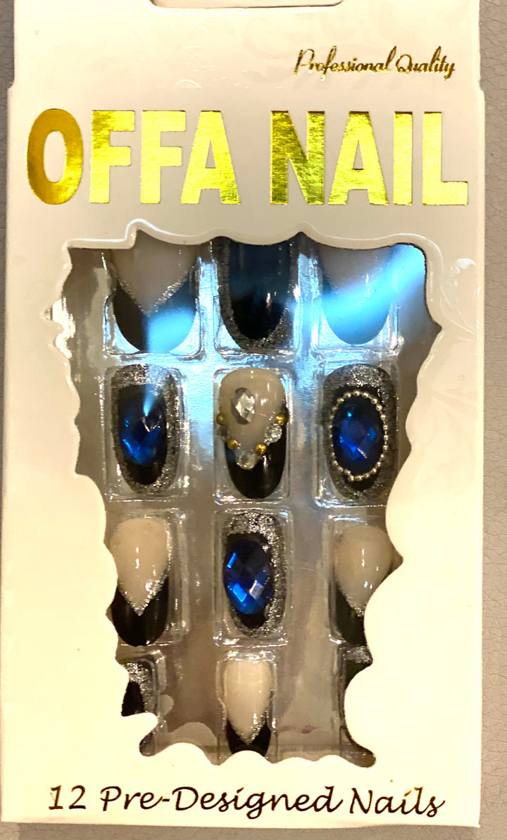 NAILS HIPS HAIR HEELS Bejeweled Nail Tips-Accessories-Malandra Boutique-Malandra Boutique, Women's Fashion Boutique Located in Las Vegas, NV