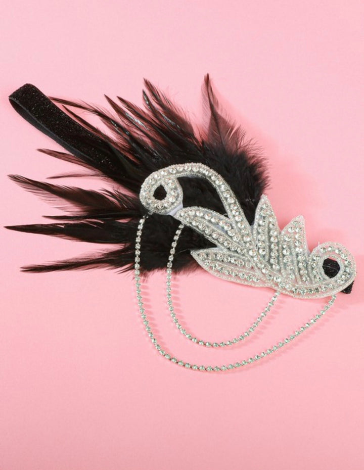 YOU HAVE NO IDEA Flapper Great Gatsby Hairband-Accessories-Malandra Boutique-Malandra Boutique, Women's Fashion Boutique Located in Las Vegas, NV