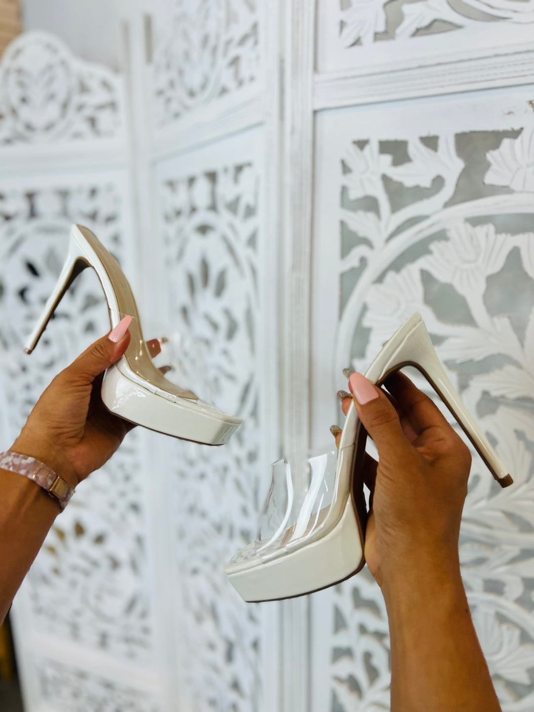 SOMEDAY Classic Platform Heels-Apparel & Accessories-CJ Shoes-Malandra Boutique, Women's Fashion Boutique Located in Las Vegas, NV