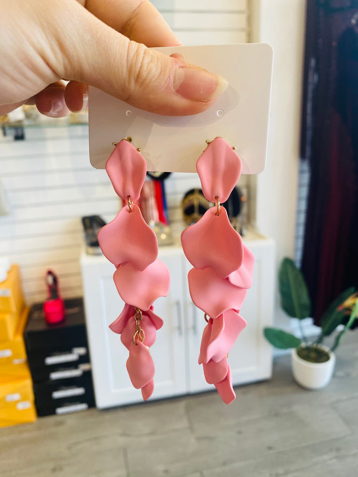 Petal Drop Dangle Earring-Earrings-Amazon-Malandra Boutique, Women's Fashion Boutique Located in Las Vegas, NV
