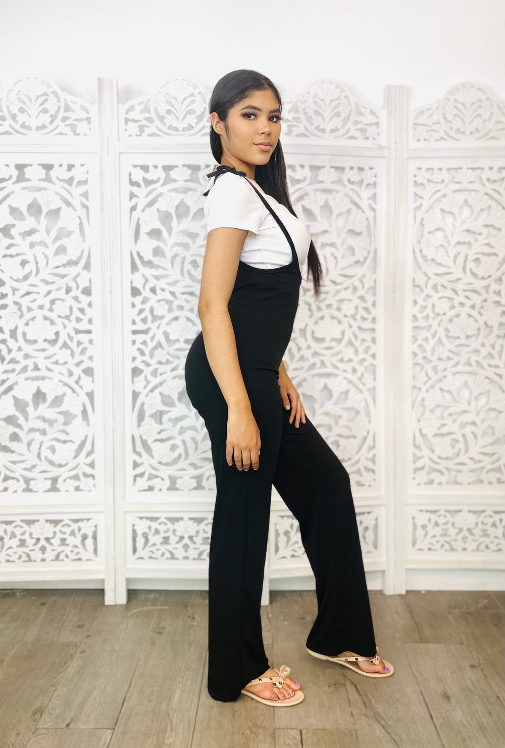 BE THE ONE Overalls Jumpsuit-Bottoms-Malandra Boutique-Malandra Boutique, Women's Fashion Boutique Located in Las Vegas, NV